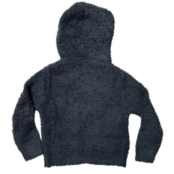 SKIMS kids 2T/3T unisex sherpa hoodie full zip up onyx black NWT MSRP $88 - Picture 3 of 6
